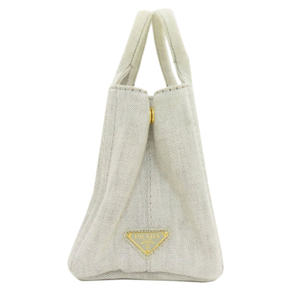 プラダ 1BG439 カナパミニ 2WAY ハンドバッグ デニム レディース 【中古】【PRADA】