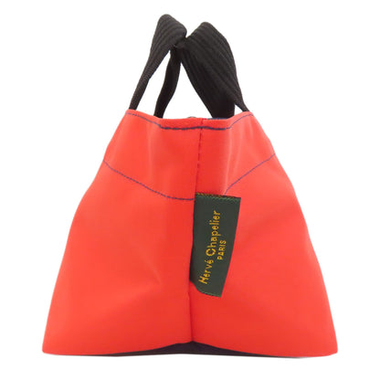 エルベ・シャプリエ 舟形トート ハンドバッグ ナイロン素材 レディース 【中古】【Herve Chapelier】