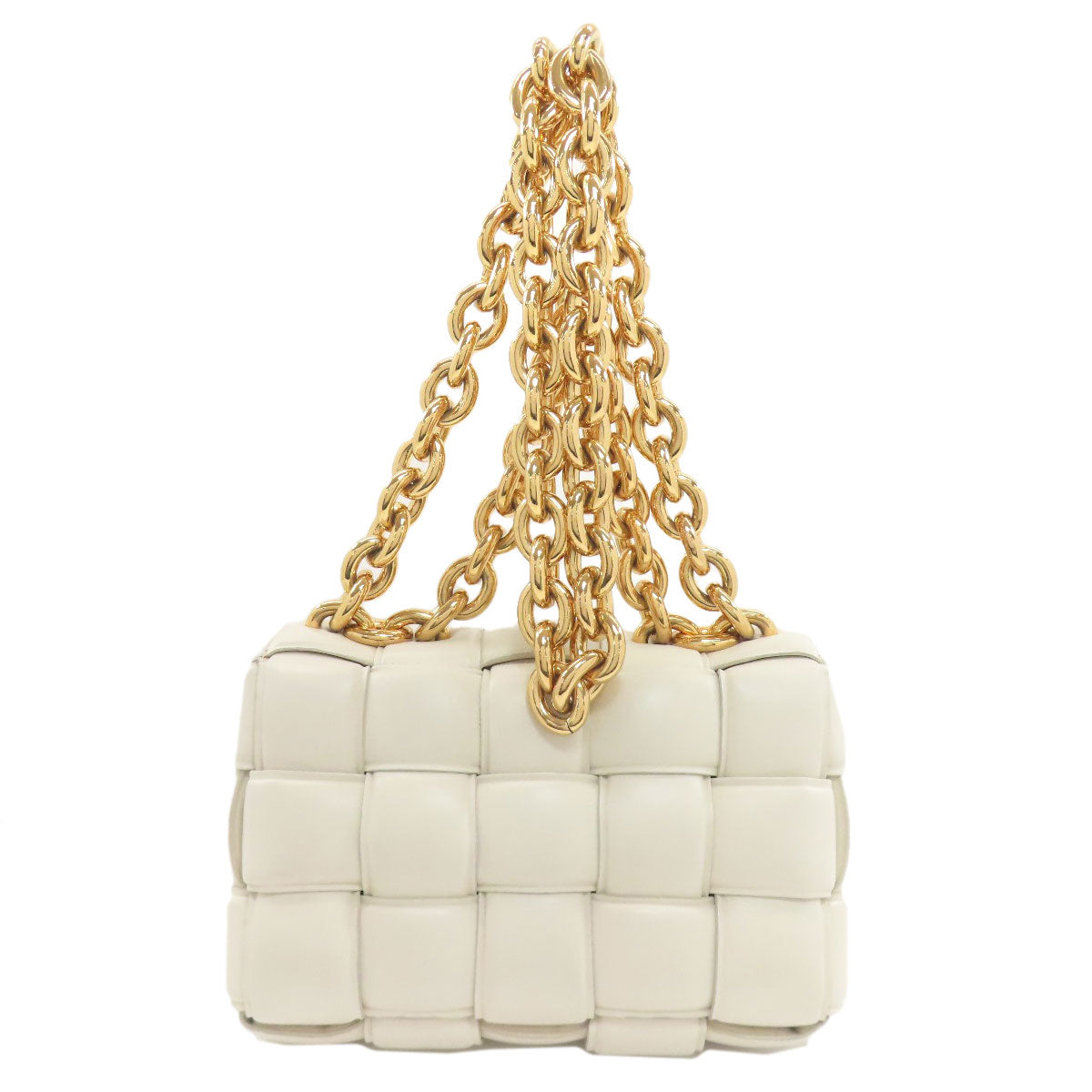 ボッテガヴェネタ チェーン カセット 2WAY ハンドバッグ カーフ レディース 【中古】【BOTTEGA VENETA】