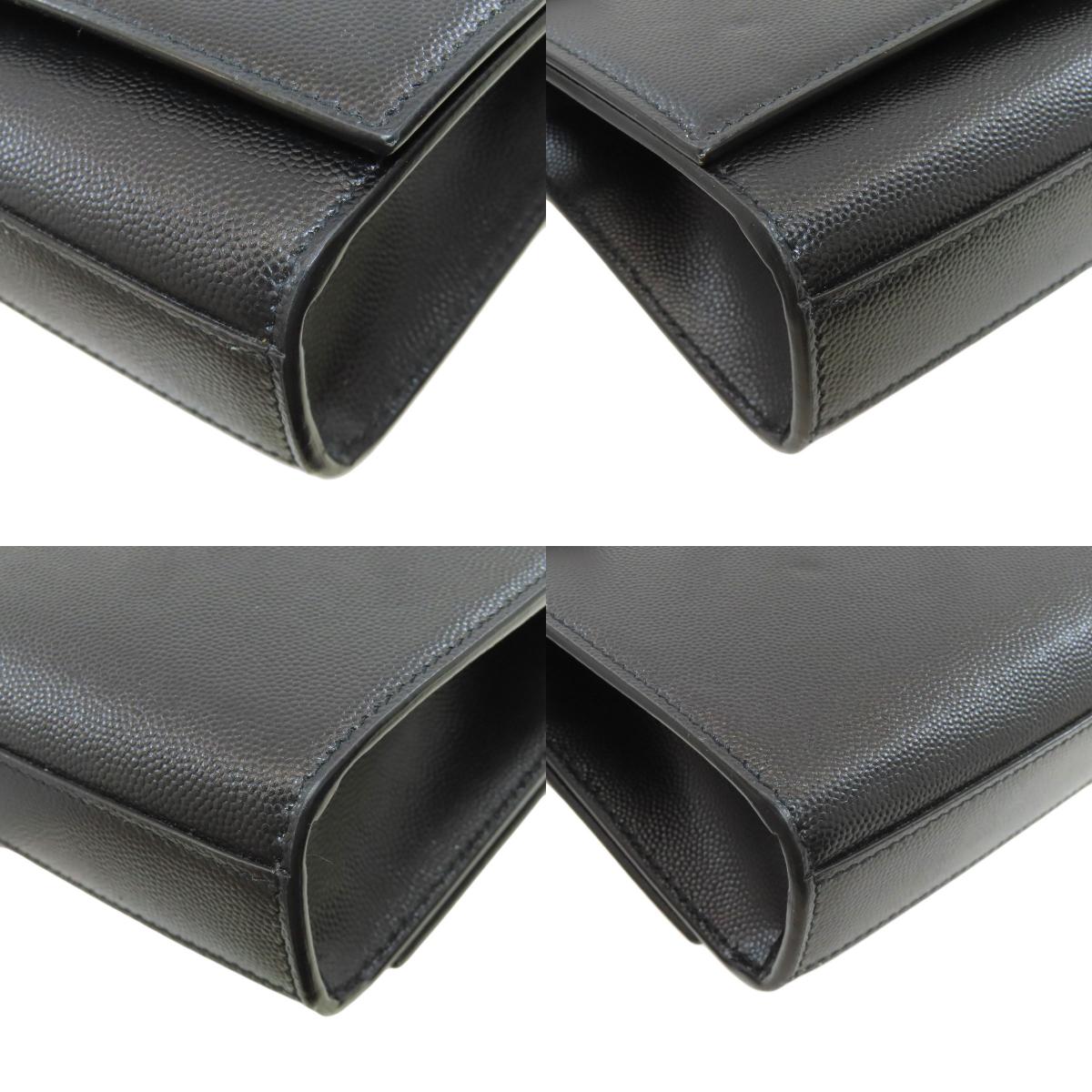 SAINT LAURENT Cassandra Shoulder Bag Calf Ladies [Used]