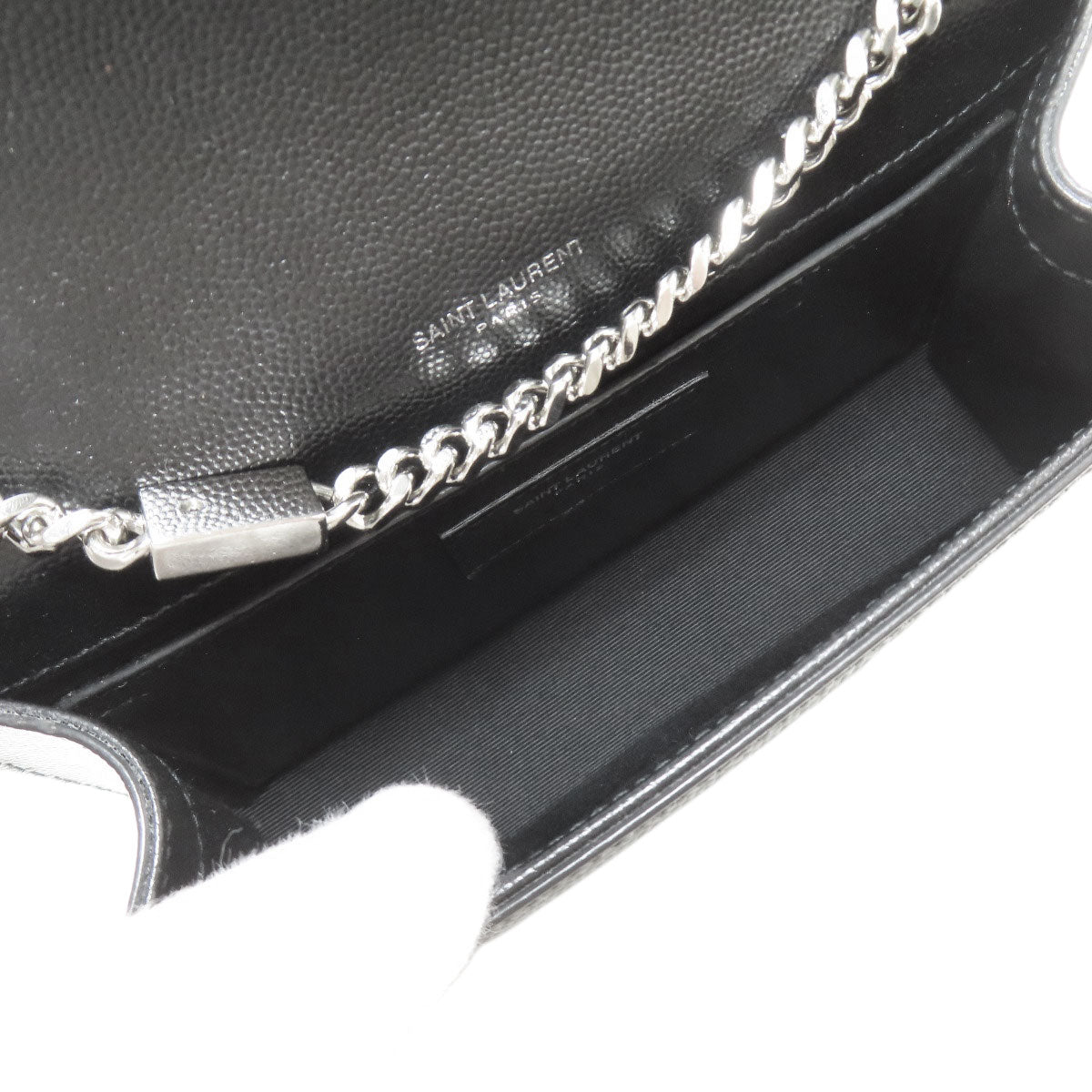 SAINT LAURENT Cassandra Shoulder Bag Calf Ladies [Used]