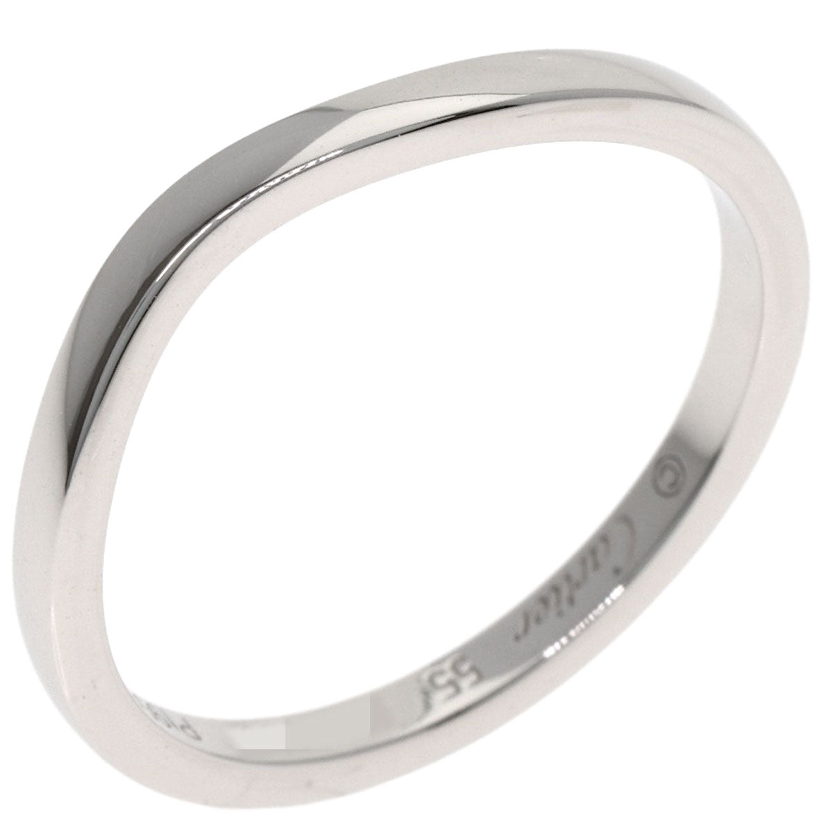 CARTIER Ballerina Curves #55 Ring Platinum PT950 Ladies [Used]