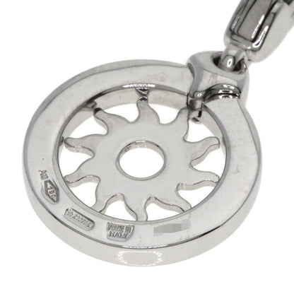 BVLGARI Tondo sun charm Pendant top K18 White Gold Ladies [Used]