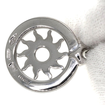 BVLGARI Tondo sun charm Pendant top K18 White Gold Ladies [Used]