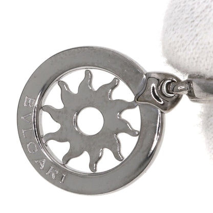 BVLGARI Tondo sun charm Pendant top K18 White Gold Ladies [Used]