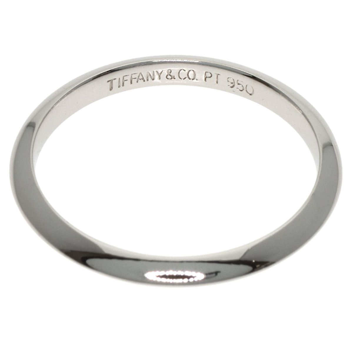ティファニー ナイフエッジ リング・指輪 プラチナPT950 レディース 【中古】【TIFFANY&Co.】