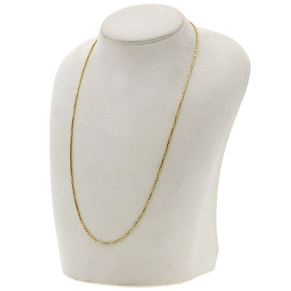 Chain 19.7" Necklace K18 Yellow Gold 8.4g　Ladies