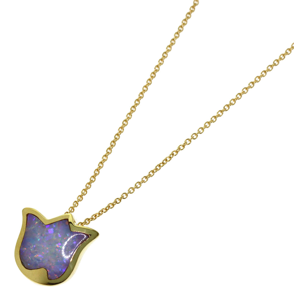 TIFFANY&Co. Opal Necklace K18 Yellow Gold Ladies [Used]