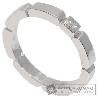 CARTIER Maillon PANTHERE Diamond #49 Ring K18 White Gold Ladies [Used]