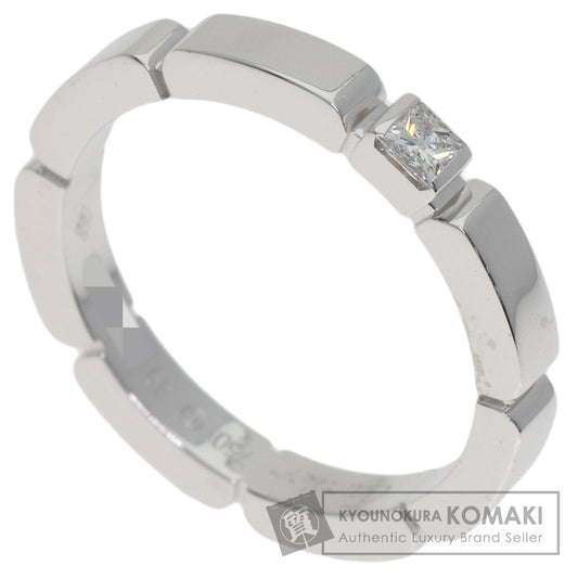 CARTIER Maillon PANTHERE Diamond #49 Ring K18 White Gold Ladies [Used]