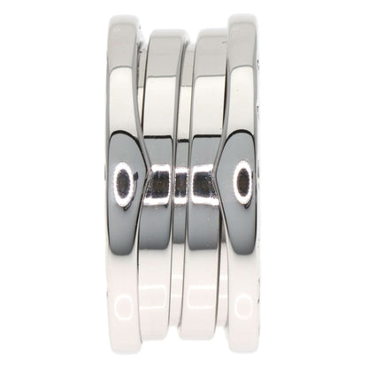 BVLGARI B.zero1 3 Band #49 Ring K18 White Gold Ladies [Used]