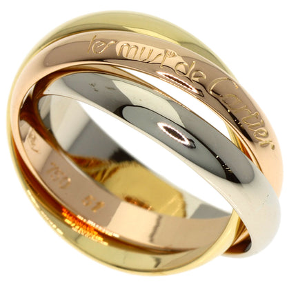 CARTIER Trinity #51 Ring K18 Yellow Gold 18K Pink GoldLadies [Used]