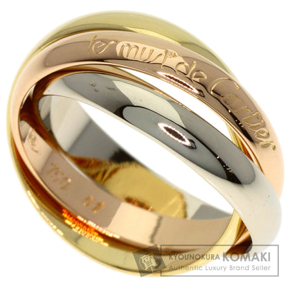 CARTIER Trinity #51 Ring K18 Yellow Gold 18K Pink GoldLadies [Used]