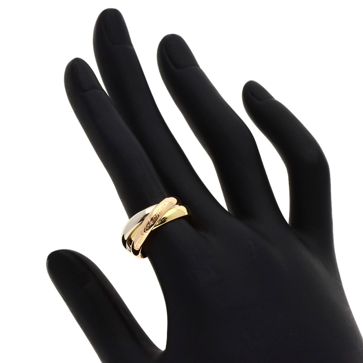 CARTIER Trinity #51 Ring K18 Yellow Gold 18K Pink GoldLadies [Used]