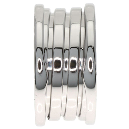 BVLGARI B.zero1 4 Band #56 Ring K18 White Gold Ladies [Used]