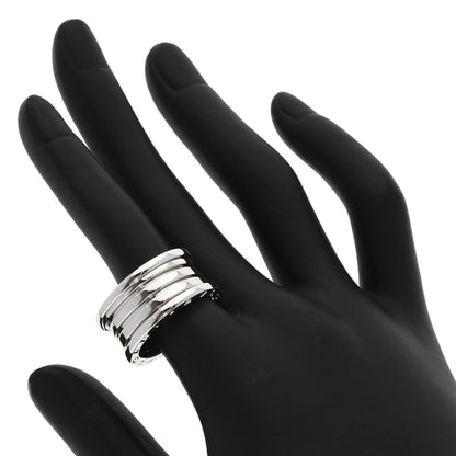 BVLGARI B.zero1 4 Band #56 Ring K18 White Gold Ladies [Used]
