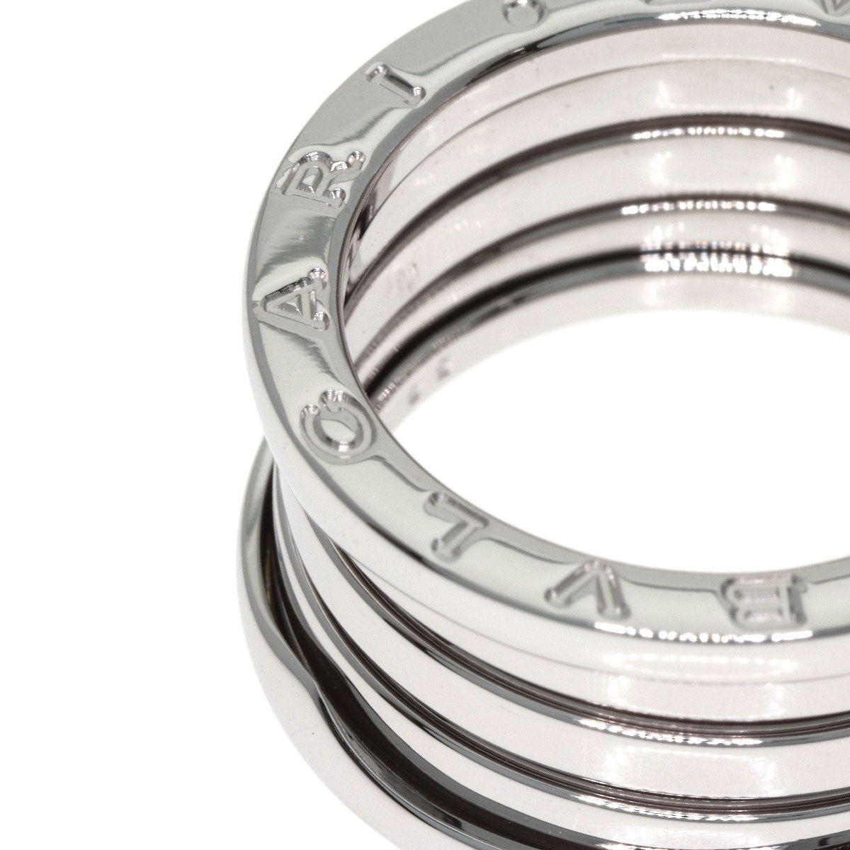 BVLGARI B.zero1 4 Band #56 Ring K18 White Gold Ladies [Used]