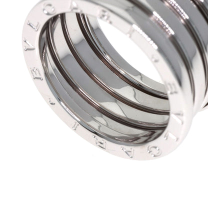 BVLGARI B.zero1 4 Band #56 Ring K18 White Gold Ladies [Used]