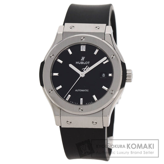 HUBLOT Classic Fusion Titanium Watches 542.NX.1270.RX Titanium/Rubber mens