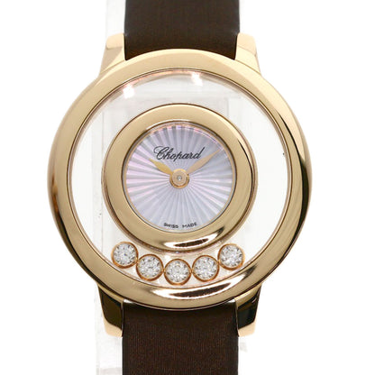 Chopard Happy diamond 209417 Watches 209417 K18 Pink Gold/Leather Ladies