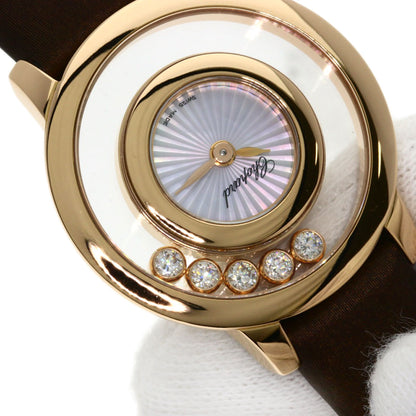 Chopard Happy diamond 209417 Watches 209417 K18 Pink Gold/Leather Ladies