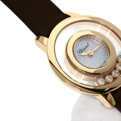 Chopard Happy diamond 209417 Watches 209417 K18 Pink Gold/Leather Ladies