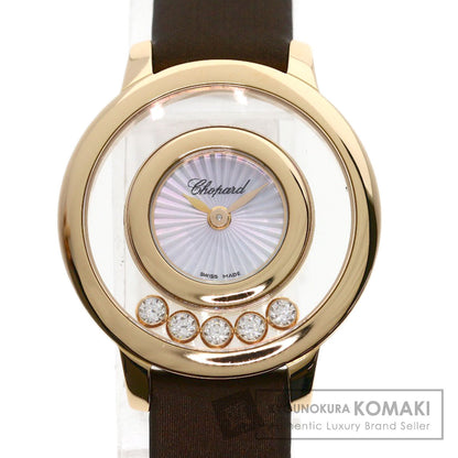 Chopard Happy diamond 209417 Watches 209417 K18 Pink Gold/Leather Ladies