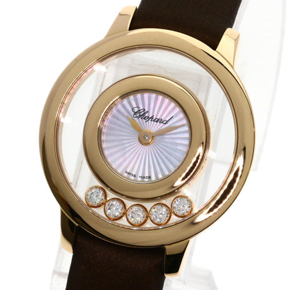Chopard Happy diamond 209417 Watches 209417 K18 Pink Gold/Leather Ladies