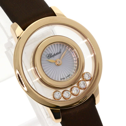 Chopard Happy diamond 209417 Watches 209417 K18 Pink Gold/Leather Ladies