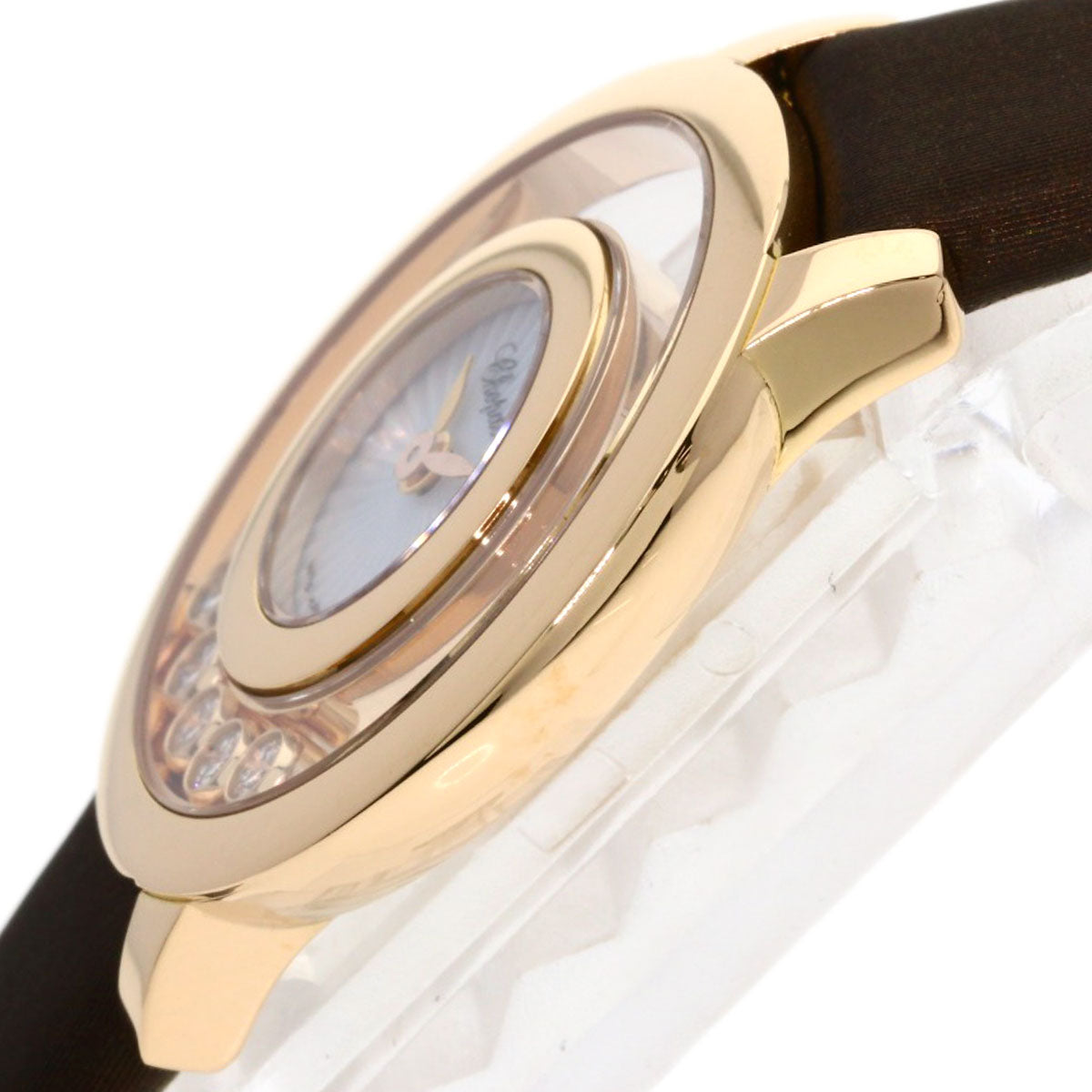 Chopard Happy diamond 209417 Watches 209417 K18 Pink Gold/Leather Ladies