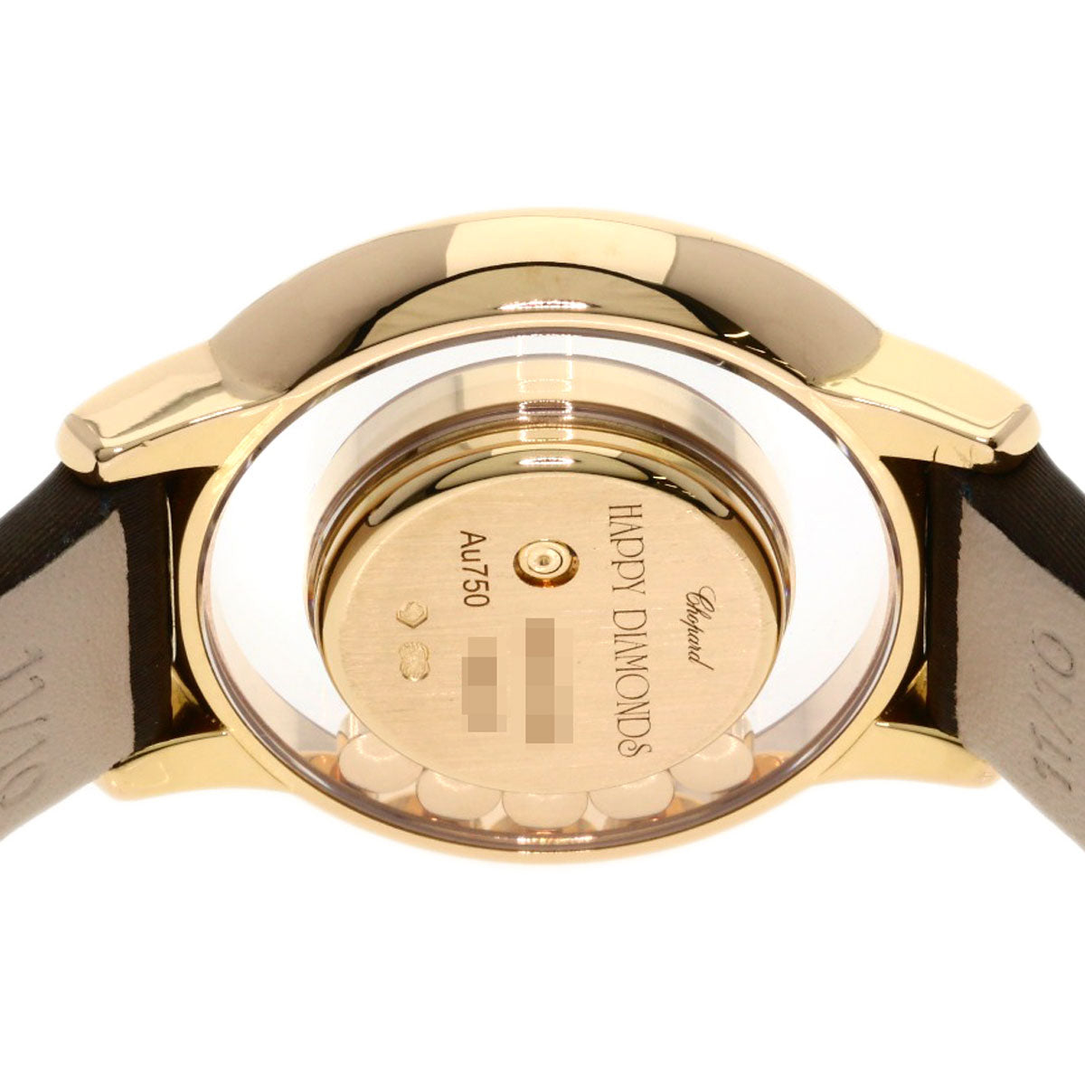 Chopard Happy diamond 209417 Watches 209417 K18 Pink Gold/Leather Ladies