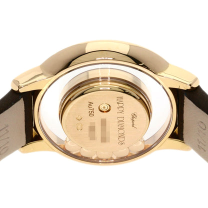 Chopard Happy diamond 209417 Watches 209417 K18 Pink Gold/Leather Ladies