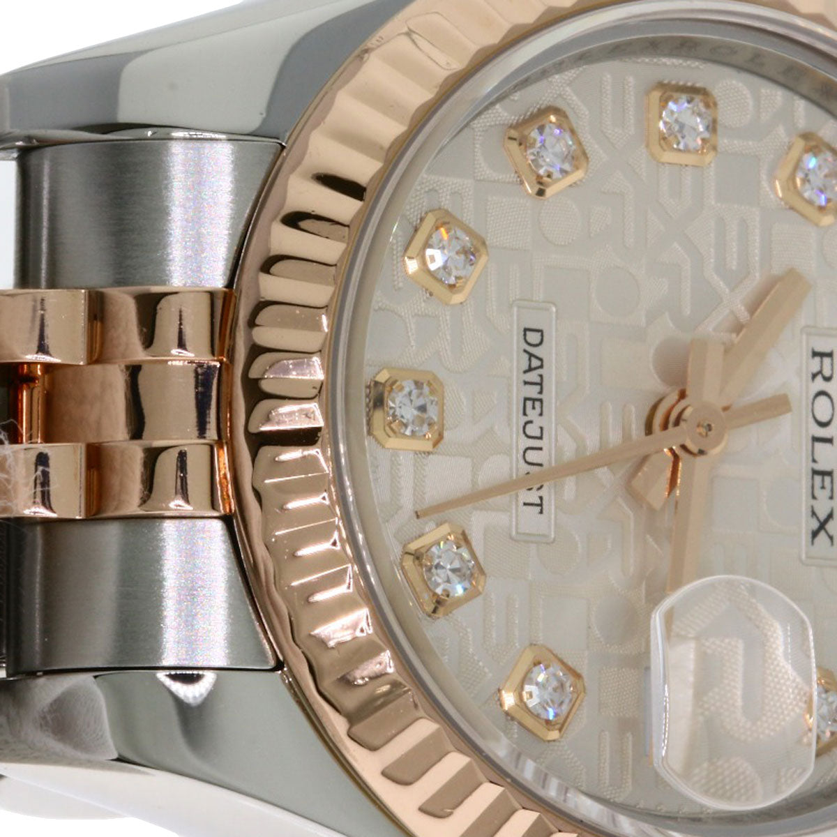 ROLEX DATEJUST 10P Diamond Watches 179171G Stainless Steel/SSxK18PG Ladies