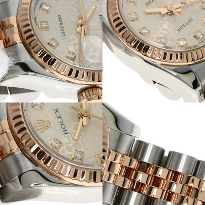 ROLEX DATEJUST 10P Diamond Watches 179171G Stainless Steel/SSxK18PG Ladies