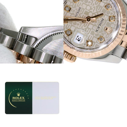 ROLEX DATEJUST 10P Diamond Watches 179171G Stainless Steel/SSxK18PG Ladies