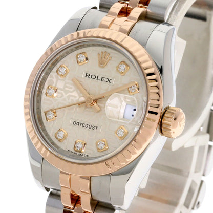 ROLEX DATEJUST 10P Diamond Watches 179171G Stainless Steel/SSxK18PG Ladies
