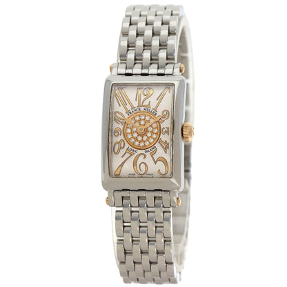 FRANCK MULLER Long Island Petit Relief Pastille Watches 802QZRELCD1PSTG Stainless Steel/Stainless Steel Ladies
