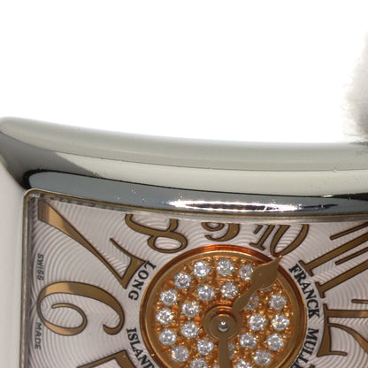 FRANCK MULLER Long Island Petit Relief Pastille Watches 802QZRELCD1PSTG Stainless Steel/Stainless Steel Ladies