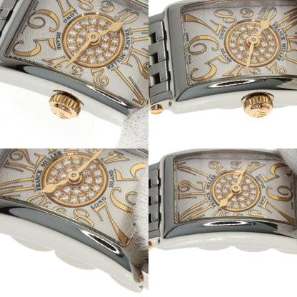 FRANCK MULLER Long Island Petit Relief Pastille Watches 802QZRELCD1PSTG Stainless Steel/Stainless Steel Ladies