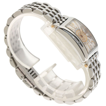 FRANCK MULLER Long Island Petit Relief Pastille Watches 802QZRELCD1PSTG Stainless Steel/Stainless Steel Ladies