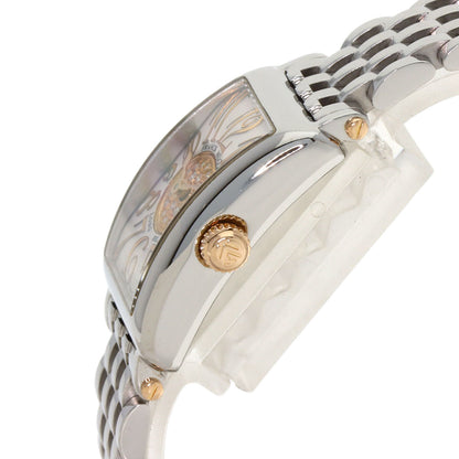 FRANCK MULLER Long Island Petit Relief Pastille Watches 802QZRELCD1PSTG Stainless Steel/Stainless Steel Ladies