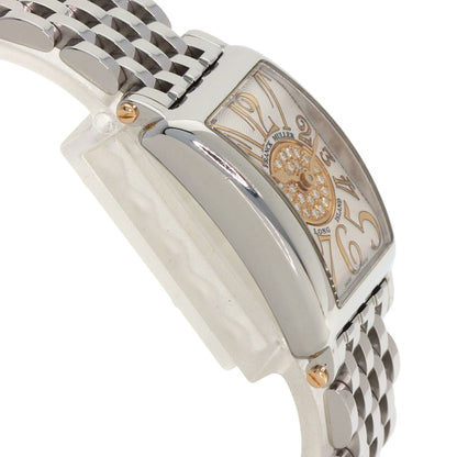 FRANCK MULLER Long Island Petit Relief Pastille Watches 802QZRELCD1PSTG Stainless Steel/Stainless Steel Ladies