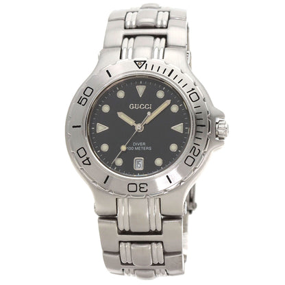 GUCCI Diver Watches 9750M Stainless Steel/Stainless Steel mens