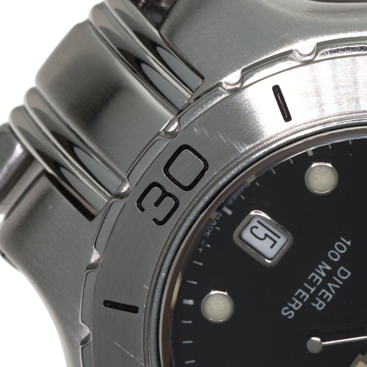 GUCCI Diver Watches 9750M Stainless Steel/Stainless Steel mens