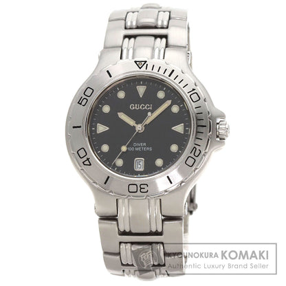 GUCCI Diver Watches 9750M Stainless Steel/Stainless Steel mens