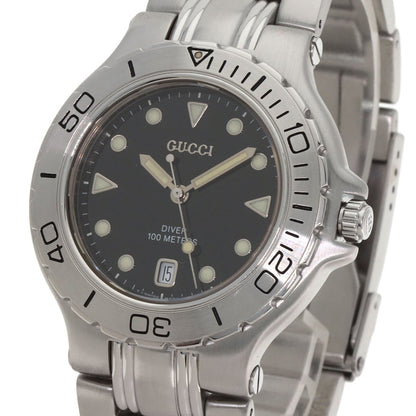 GUCCI Diver Watches 9750M Stainless Steel/Stainless Steel mens