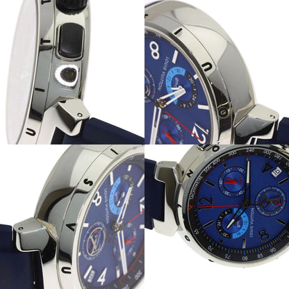 LOUIS VUITTON tambour outdoor Watches QA153 Stainless Steel/Rubber mens