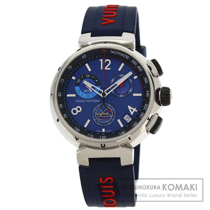 LOUIS VUITTON tambour outdoor Watches QA153 Stainless Steel/Rubber mens