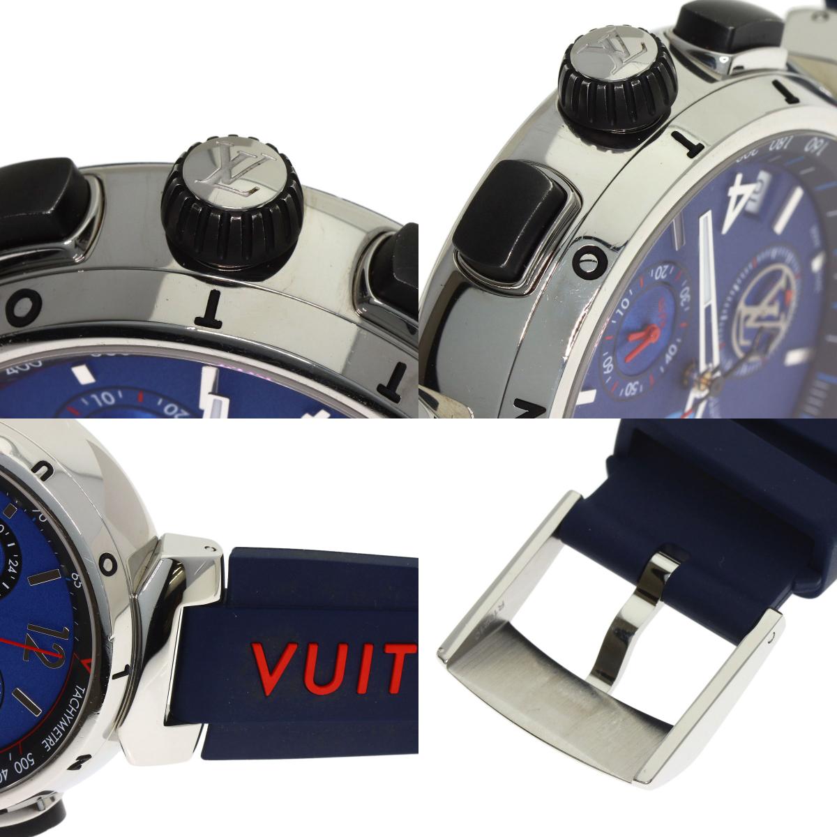 LOUIS VUITTON tambour outdoor Watches QA153 Stainless Steel/Rubber mens