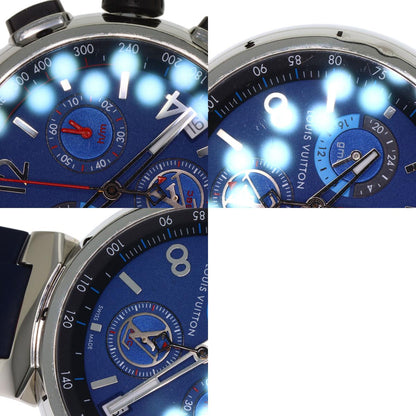 LOUIS VUITTON tambour outdoor Watches QA153 Stainless Steel/Rubber mens